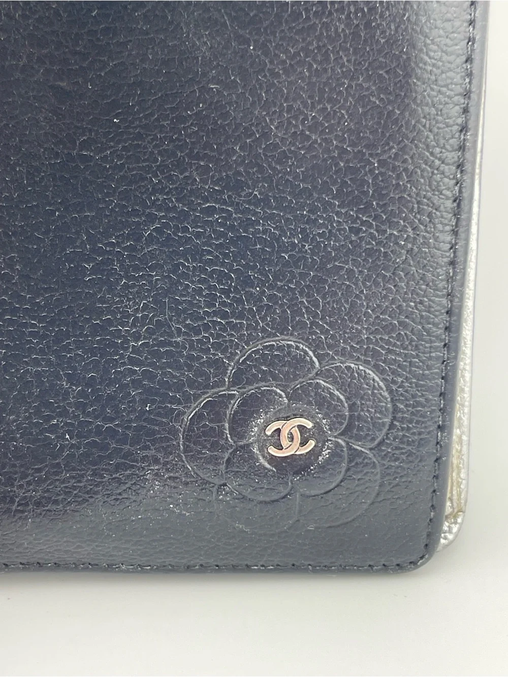 Vintage CHANEL Black Leather Wallet on Chain from 2009-2010. - Picture 9 of 16